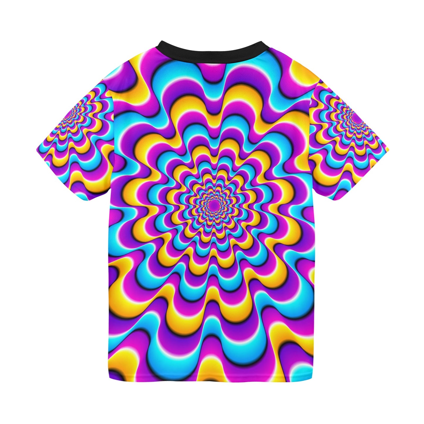 Colorful spirals. Optical expansion illusion.jpg New All Over Print T-shirt for Men (Model T45)